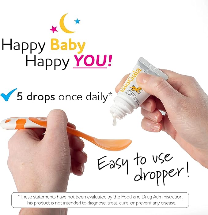 BioGaia Protectis Baby Digestive Health Probiotic Supplement Drops - 5ml Pack of 4