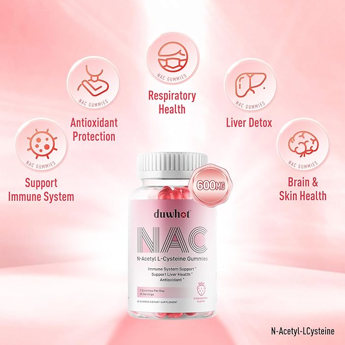 NAC &amp NAD+ Gummies NAC &amp NAD Supplement for Antioxidant &amp Immune Support