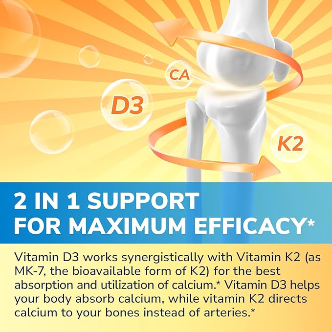 D3K2 and Choline Bitartrate Supplements