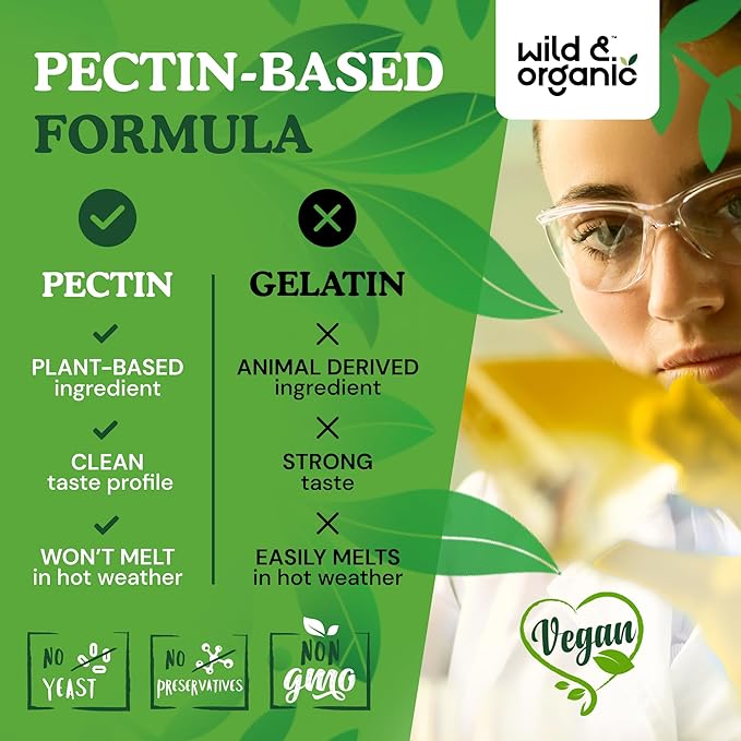 Wild &amp Organic Liver Support Gummies - Milk Thistle Dandelion Root Extract for Liver Cleanse Detox - 60 Silymarin Milk Thistle Gummies - Vegan Non-GMO Herbal Supplement.