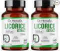 Dr. HERBALIST Licorice Root Extract 250mg - 60 Vegan Capsules | 10:1 Glycyrrhiza Glabra Supplement (Pack of 2)