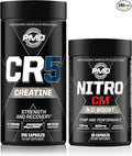 PMD Sports CR5 Professional Creatine Complex (240 Capsules) Sports Nitro CM Nitric Oxide (90 Capsules)
