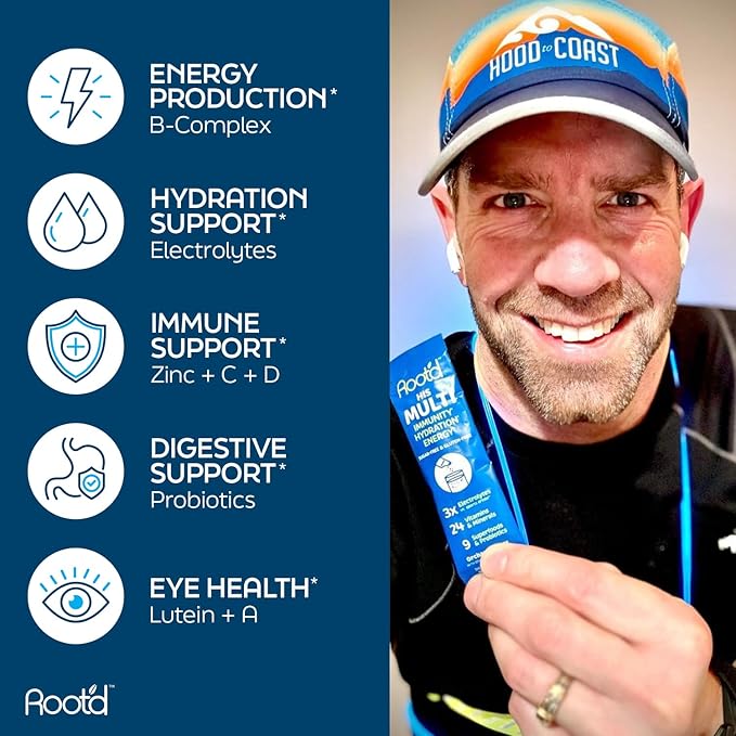 Root'd His &amp Her Multivitamin Powder Bundle with 3X Electrolytes