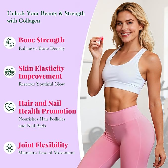 Creatine for Women Creatine Monohydrate Gummies with Collagen Vitamin D3 &amp Calcium for Muscles Booty &amp Energy Flavored Sugar Free Creatine Gummies Post &amp Pre Workout Supplements for Wo