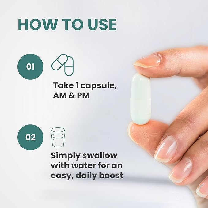CONTINUAL - G Glyteine 400 mg Capsules | Cellular‑Enhancing Glutathione Supplement | Powerful Antioxidant Support | 60‑Day Supply (120 Capsules)
