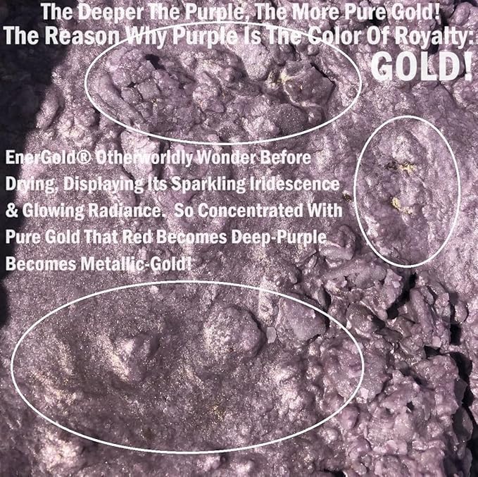 EnerGold® Monoatomic Gold/ORMUS: World's ONLY Pure-G O L D! Deflect Radiation EMFs &amp Low-Energy Frequencies Repair DNA Pineal Gland &amp All Tissues of the Body Energize Aura Chakras...