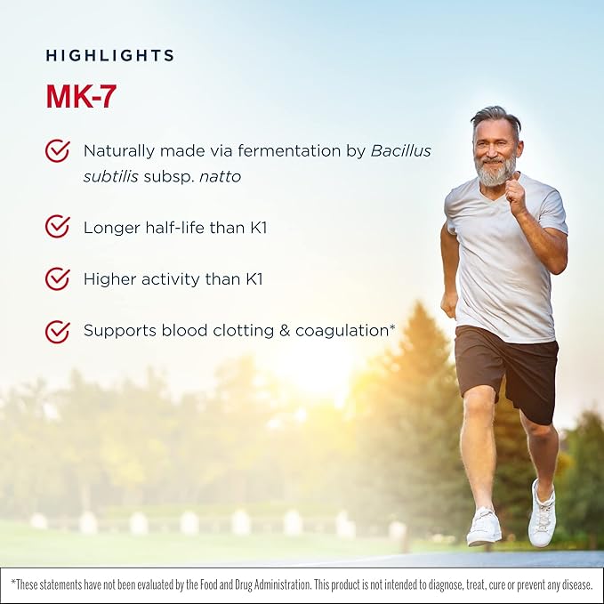 Jarrow Formulas MK-7 90 mcg - 120 Softgels Pack of 2 - Superior Vitamin K Product for Building Strong Bones - Supports Heart &amp Cardiovascular Health - 240 Total Servings