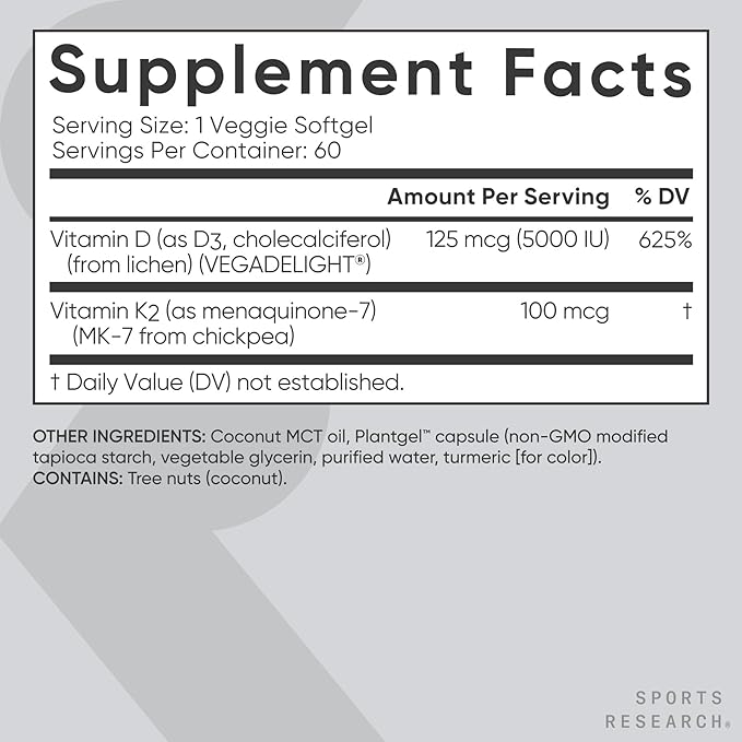 Sports Research® Antioxidant Support Pack - Oil of Oregano 9500mg + Vitamin D3 K2 5000iu + Triple Strength Astaxanthin
