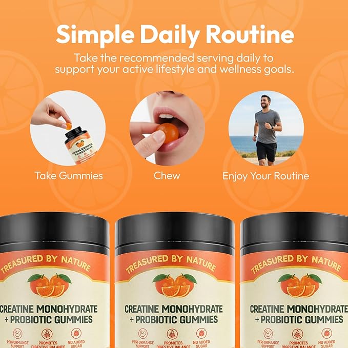 Creatine Gummy with probiotic