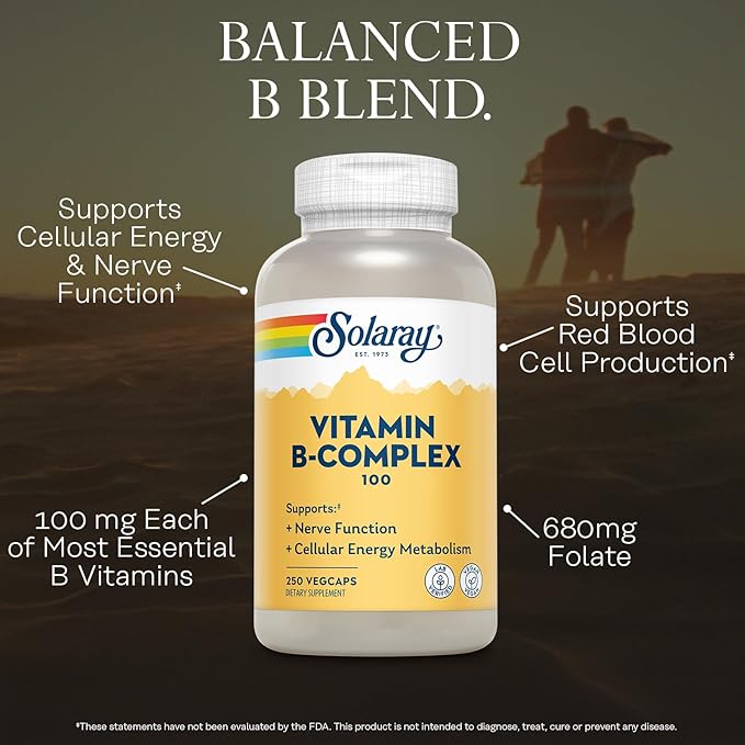 Solaray B-Complex 100 - 250 - Capsule [Health and Beauty]
