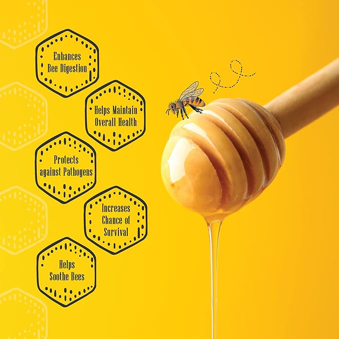 Slide Ridge Fat Bee 16 oz Probiotic Mineral Supplement for Honey Producing Bee's - Aids in Skinny Bee Prevention. 2 Pack