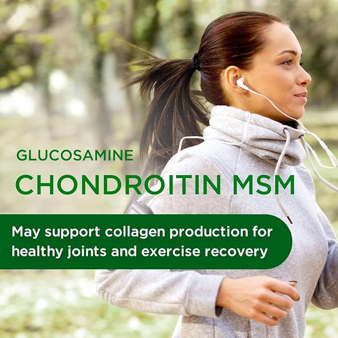 Emerald Labs Glucosamine &amp Chondroitin with MSM - Bone Health &amp Joint Health Supplement - Gluten-Free - 120 Capsules (30-Day Supply)
