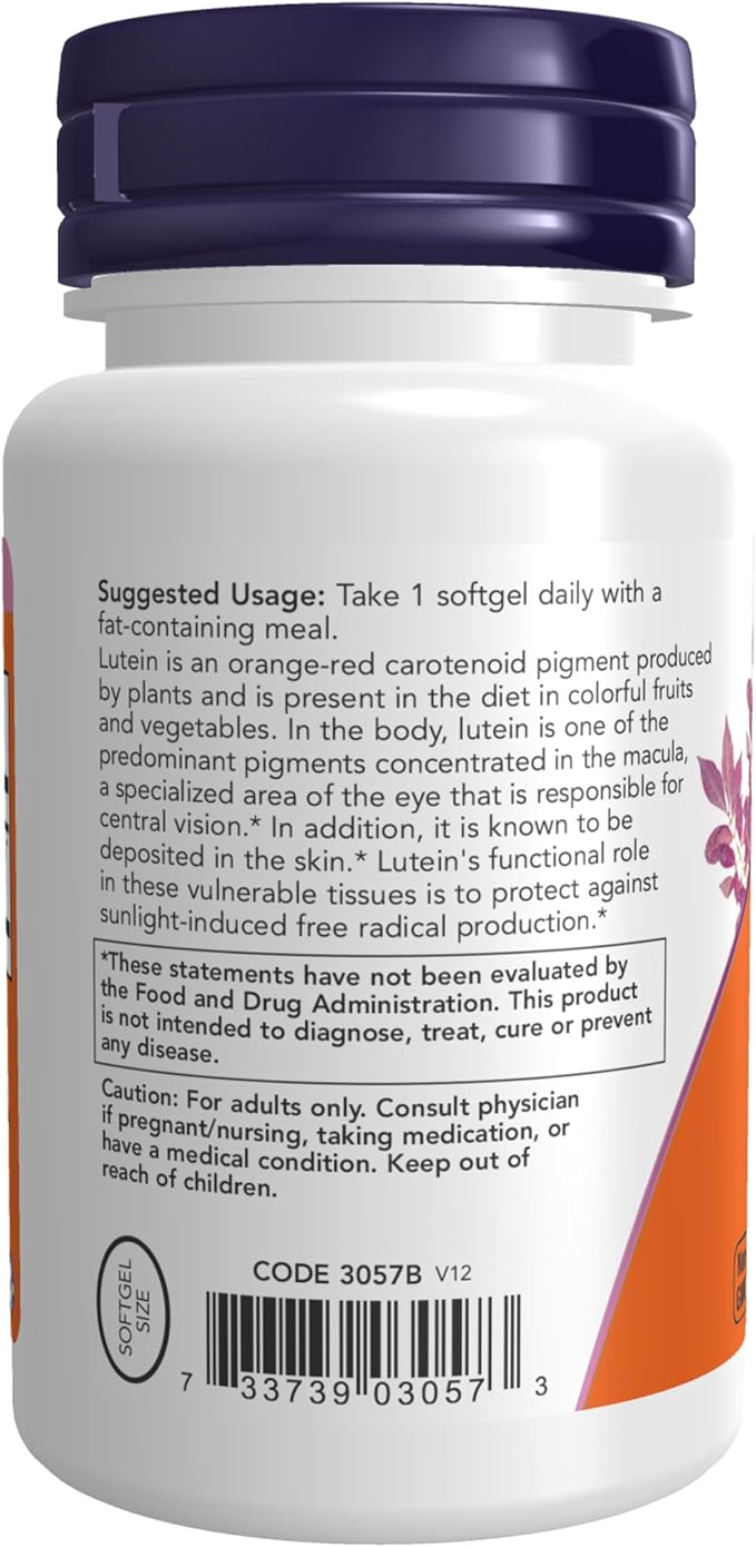 NOW Foods Lutein Esters 120 Sgels 10 mg (Pack of 2)