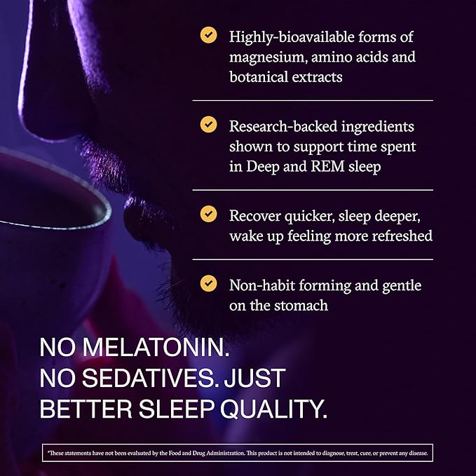 Synchro - Rest Sleep Supplements Relaxing Sleep Aids for Adults Powdered Magnesium Supplement for Deep Sleep Support Nighttime Drink Sleep Supplement Sweet Lemon Flavor 210 Grams