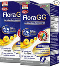 LABO Nutrition FloraGG Lactobacillus Rhamnosus LGG 25 Billion CFU Daily (LGG Probiotic with Sunfiber) 5-Layer Microencapsulated L. Rhamnosus Supplement | Digestion &amp Immune Support | 60 Capsules x