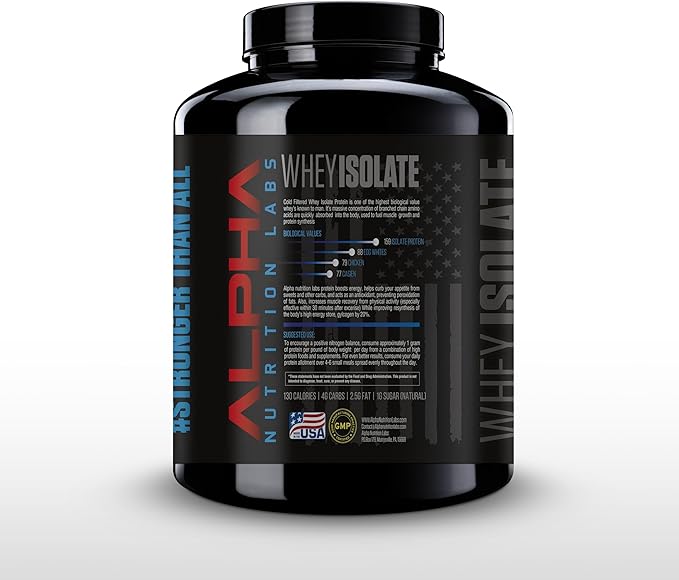 Whey Isolate Protein Powder - Mango Flavor 28g of Protein Low Carb Tropical Specialty