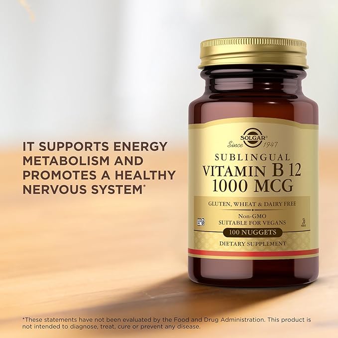 Vitamin B-12 1000mcg Solgar 100 Nuggets