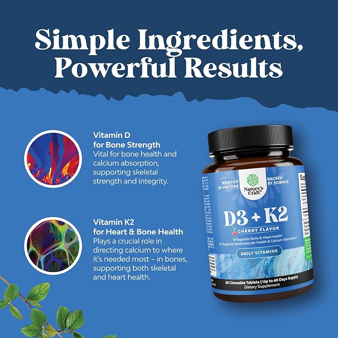 Bundle of Activated Charcoal Pills Detox &amp Cleanse - Purifying Coconut Capsules with 1200 mg Per Serving for Bloating Relief and Vitamin D3 with K2 MK7 Supplement for Immune Support and Bone Healt