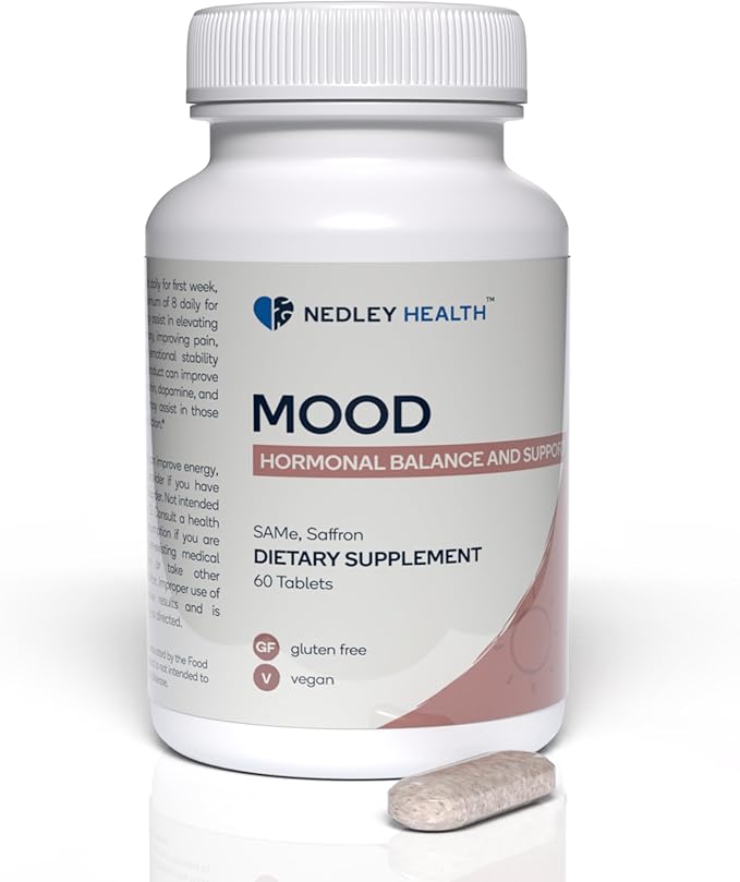 Mood - Emotional Balance &amp Serotonin Support Supplement - Same Saffron Extract - 60 Tablets (Mood)