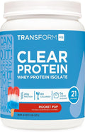 TransformHQ Clear Whey Protein Isolate (WPI) (Rocket Pop Flavored) 21 Servings - 20 Grams Protein Per Serving