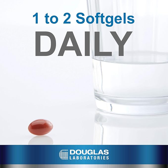 Douglas Laboratories Coenzyme Q10 Plus Vitamin A &amp E | Supports Energy Production and Proper Functioning of Cells | 30 Softgels