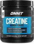 ONNIT Creatine Monohydrate Powder – Unflavored 90-Serving Value Size – Supports Strength Lean Muscle and Brain Energy† – Keto Friendly No Fillers 90 Servings 15.29 oz