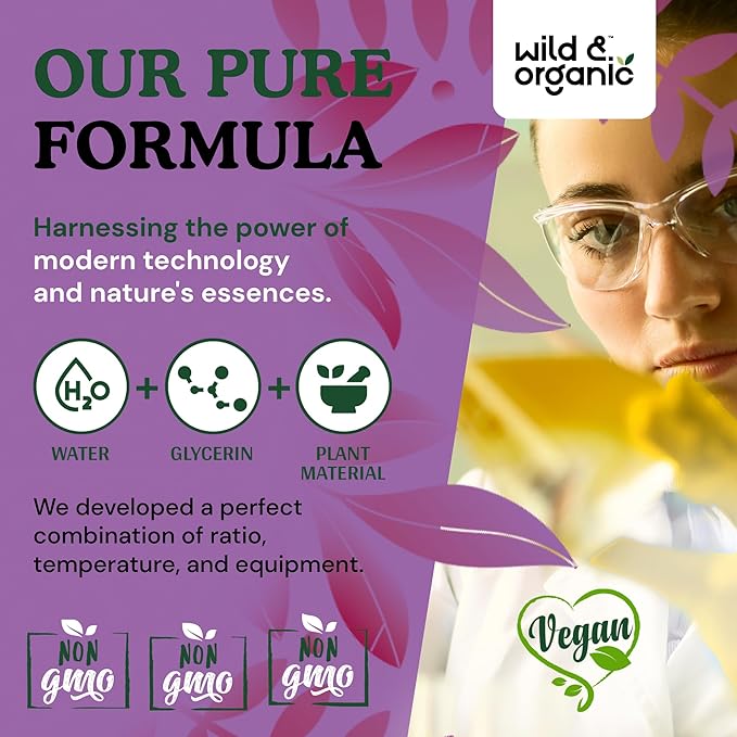 Wild &amp Organic Milk Thistle Liquid Drops - Liver Cleanse Detox - Silymarin Milk Thistle Supplement for Liver Support - Add to Tea - Silybum Marianum Seed Extract Tincture - Sugar &amp Alcohol-Fre