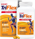 GNC TriFlex Fast-Acting 2.0 Improves Joint Comfort and Stiffness Clinical Strength Doses of Glucosamine/Chondroitin and Boswellia- Plus Turmeric 240 Caplets