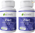 EZ Melts Zinc - Supplement for Immune Digestive &amp Skin Health Support - Non-GMO Vegan &amp Gluten-Free - Blueberry Blast - 120 Dissolvable Tablets (120 Servings)