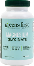 Greens First Magnesium Glycinate Supplement - May Support Heart Health Muscle Health and Support Metabolism - Better Absorption Rate - 90 Vegetable Capsules