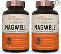 Live Conscious Magnesium Zinc &amp Vitamin D3 - Bioavailable Forms of Magnesium - Malate Glycinate Citrate - MagWell Bone &amp Heart Health Immune System Support - 120 Capsules (2-Pack)
