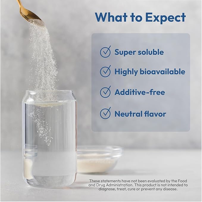 ANDREW LESSMAN Marine Collagen Peptides Powder and MSM 120 Servings - Supports Radiant Smooth Soft Skin Comfortable Joints. Pure. Super Soluble No Fishy Flavor No Additives Non-GMO