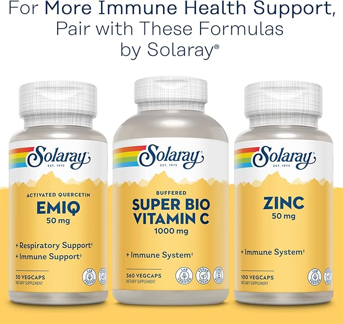 SOLARAY Quercetin 500 mg 90 VegCaps