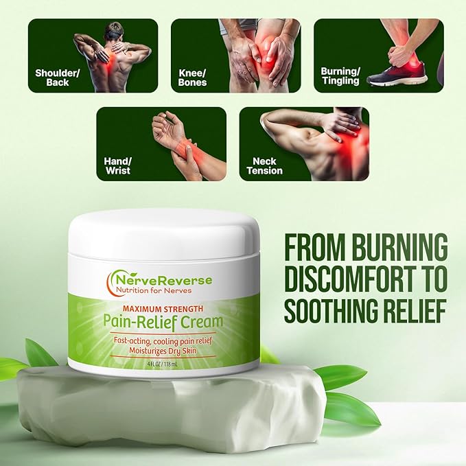 NerveReverse Neuropathy Nutritional Supplement and NerveReverse Topical Pain Cream Bundle