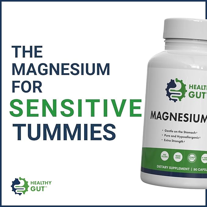 Healthy Gut HoloZyme Digestive Enzymes 180 Capsules and Magnesium-HP 90 Capsules