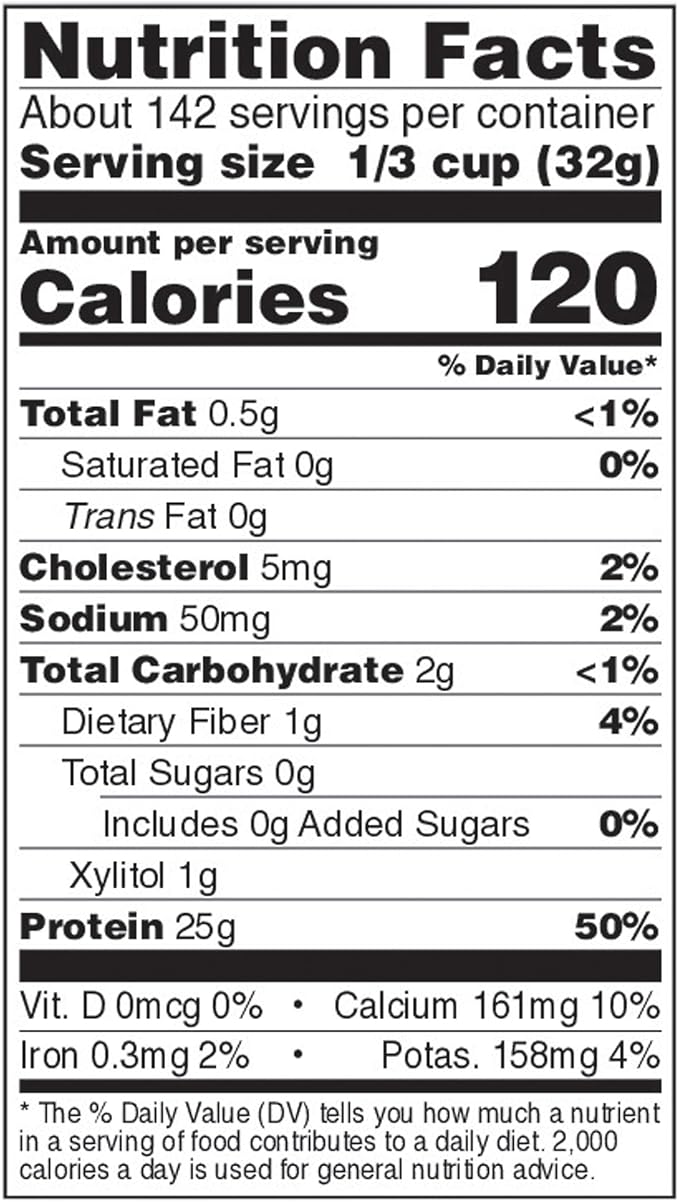 NOW Foods Sports Nutrition Whey Protein Isolate 25 g With BCAAs Creamy Vanilla Powder 10-Pound