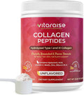 Hydrolyzed Collagen Powder - Type I &amp III Grass Fed Naturally 3X Powerful Collagen Peptides Powder for Women &amp Men - Hair Skin Nail Joints - Unflavored Gluten Free 22g per 30 Serving - 1.