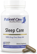 Patient One Sleep Care | Supplement to Support Transition into Sleep and Restful Sleep* | with Chamomile Valerian Melatonin and More | 60 Capsules