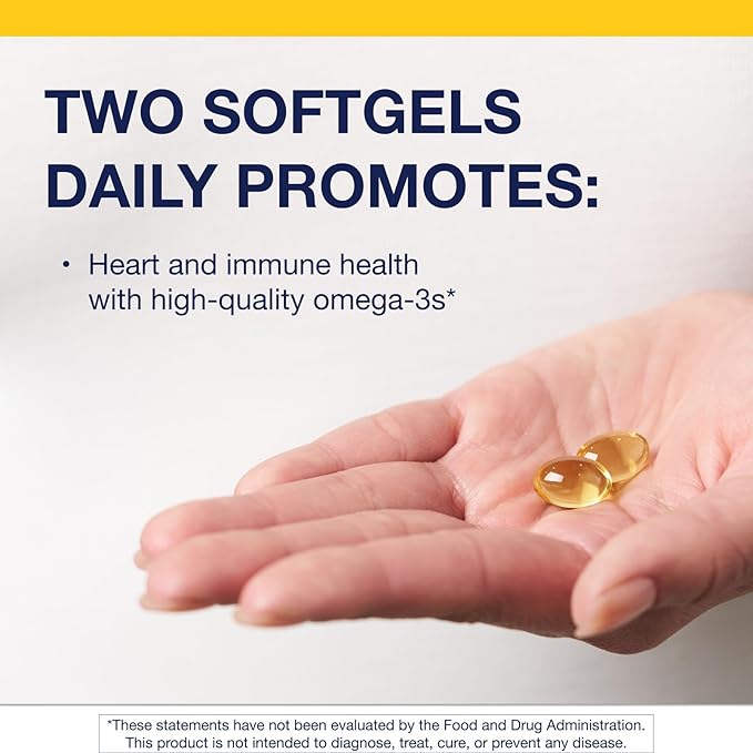 Metagenics OmegaGenics Fish Oil EPA-DHA 300-180 mg EPA &amp 120 mg DHA per Softgel - Supports Heart Brain Eye Joint &amp Immune Health* - Non-GMO Gluten-Free - GMP Certified Facility - 270 Softg