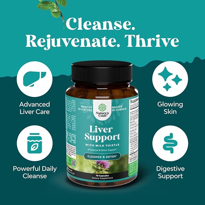 Bundle of Liver Cleanse Detox &amp Repair - Milk Thistle for Digestion &amp Immune Health - Ginger Root Choline Dandelion Root and Advanced Bile Salt TUDCA Supplement - Tauro Ursodeoxycholic Acid Li