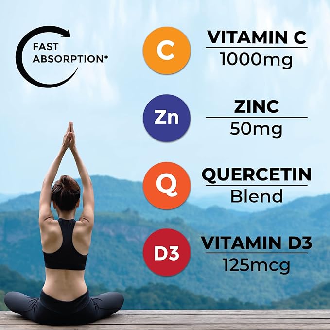 NEW AGE 8 in 1 Immune Support Booster Supplement with Astragalus Root Vitamin C and Zinc 50mg Vitamin D 5000 IU Quercetin &amp Bromelain (8 in 1 Gummies (Pack of 3))