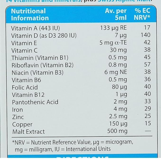 WELLBABY Vitabiotics Multi-Vitamin Liquid - Immune System Multivitamin for Infants and Babies Ages 6 Months to 4 Years - 150mL (Pack of 2)