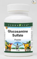 Terravita Glucosamine Sulfate Powder (1 oz ZIN: 511797) - 3 Pack