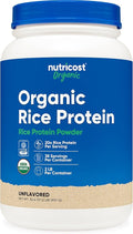 Nutricost Organic Rice Protein Powder (2 LB) - Gluten-Free Non-GMO (from Brown Rice)