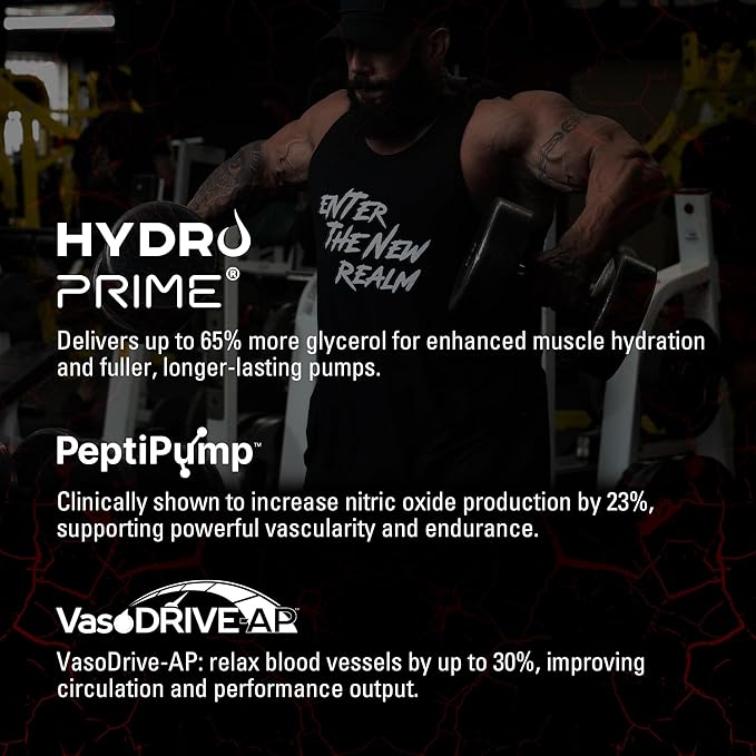 NutraBio Bloodline-Pump Pre Workout Pump Matrix-L-CitrullineGlycerolPeptiPump-NO BoosterExtreme Vascularity &amp Blood FlowHydrationNon Stim PreWorkoutCaffeine Free-Blood Moon Cherry-20 Serving