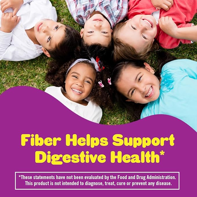 L’il Critters Fiber Daily Gummy Supplement for Kids for Digestive Support Berry and Lemon Flavors &amp Immune C Daily Gummy Supplement Vitamin for Kids for Vitamin C D and Zinc for Immune Support