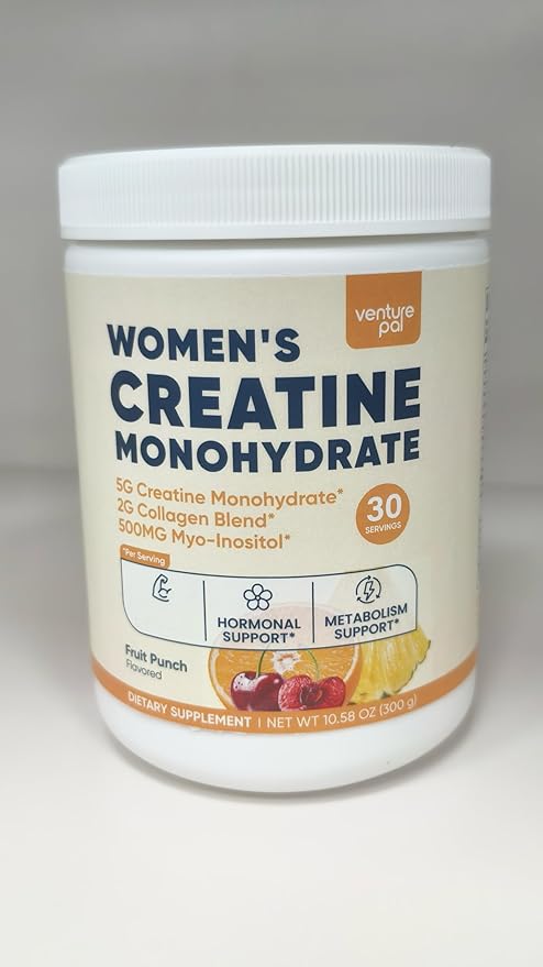 Venture Pal Creatine for Women + Hormone Balance with Collagen