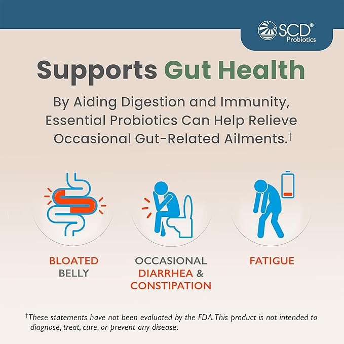 SCD Probiotics SCD Essential Probiotics for Women Men Kids and Toddlers Live Probiotic for Digestion and Immunity Gut Health Liquid Probiotic Supplement with 11 Strains – 16.3 fl oz (3 Pack)