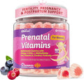 Prenatal Vitamin for Womem 37-In-1 Multivitamin Gummies w/Omega-3 DHA Methylfolate Choline Iron Vitamin B12 B6 D3 C Postnatal Vitamins Support Mom &amp Baby | Before During &amp After Pregnan