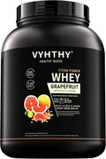 Grapefruit Flavored Whey Protein Powder24g Protein per Serving Fast-Absorbing Concentrated whey Protein Low Sugar Gluten-Free Natural Flavor 2 lbs/32 oz.